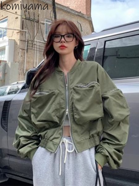 womens jackets komiyama double pockets zipper trench coats autumn long sleeve y2k loose casual coat women safari style outfits 230808, Black;brown
womens jackets komiyama double pockets zipper trench coats autumn long sleeve y2k loose casual coat women safari style outfits 230808, Black;brown