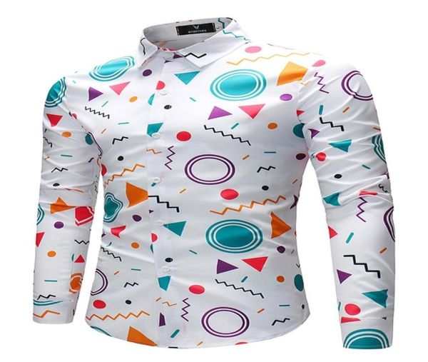 2018 new men fashion long sleeve shirt with geometric figure motifs casual men039s irregular pattern button male blouse hand wa1393100, White;black
2018 new men fashion long sleeve shirt with geometric figure motifs casual men039s irregular pattern button male blouse hand wa1393100, White;black