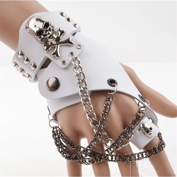 fingerless gloves fashion men women hip hop non mainstream half finger gloves chain ring genuine leather punk rivet rings r1593 230808, Blue;gray
fingerless gloves fashion men women hip hop non mainstream half finger gloves chain ring genuine leather punk rivet rings r1593 230808, Blue;gray