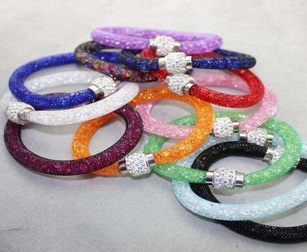 brand new mesh tube crystal single layer magnetic button bracelet bracelet fb013 mix order 20 pieces a lot beaded strands7160781, Black
brand new mesh tube crystal single layer magnetic button bracelet bracelet fb013 mix order 20 pieces a lot beaded strands7160781, Black
