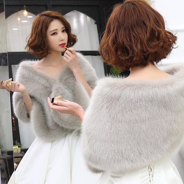 winter wedding coat bridal faux fur wraps warm shawls shrug outerwear gray white red women jacket prom evening cloak scarf9287084
winter wedding coat bridal faux fur wraps warm shawls shrug outerwear gray white red women jacket prom evening cloak scarf9287084