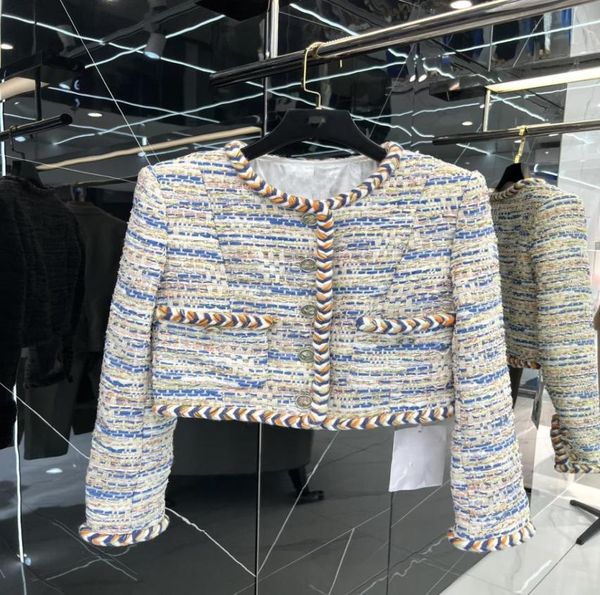 2022 women039s jackets european fashion brand new tweed short coat7695250, Black;brown
2022 women039s jackets european fashion brand new tweed short coat7695250, Black;brown