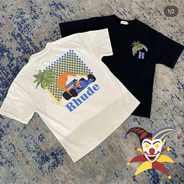 oversized rhude moonlight tropics t-shirt men women t shirts rh car tee, White;black
oversized rhude moonlight tropics t-shirt men women t shirts rh car tee, White;black