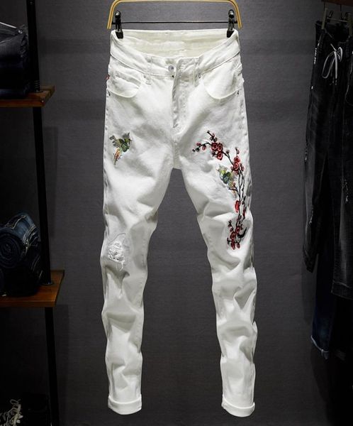 brand men jeans fashion 2018 embroidered denim jeans fit ripped tide white black blue denim trousers 38 36 34 289811296
brand men jeans fashion 2018 embroidered denim jeans fit ripped tide white black blue denim trousers 38 36 34 289811296