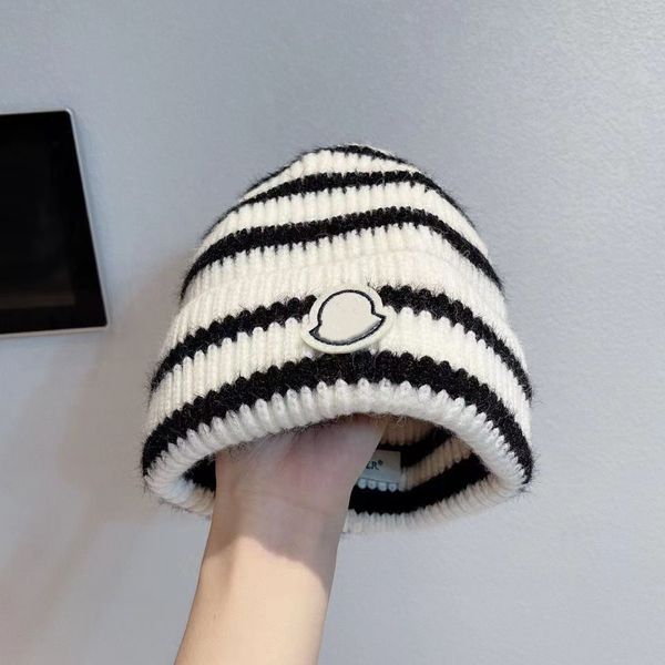 designer hats autumn and winter black and white stripes with wool cap warm knitted couple korean japanese hat factory, Blue;gray
designer hats autumn and winter black and white stripes with wool cap warm knitted couple korean japanese hat factory, Blue;gray
