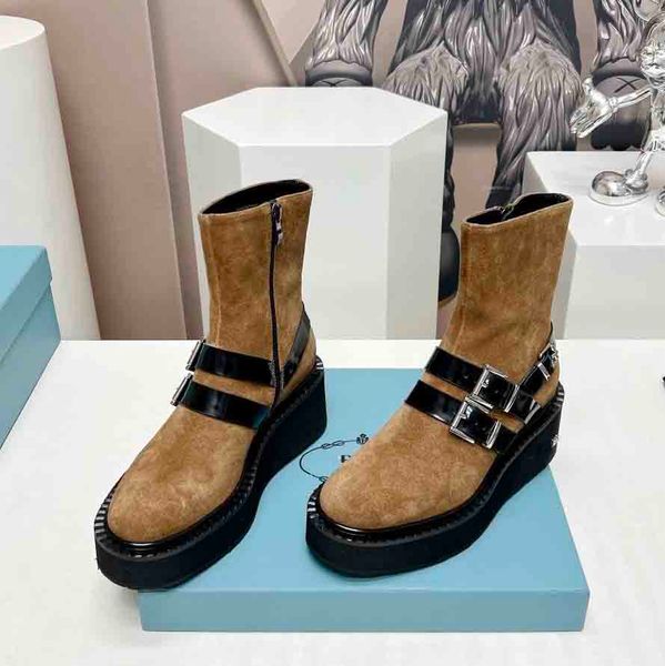 buckle detailed slip-on ankle knee boots round toe pumps heels women' luxury designer fashion ins booties suede leather sole shoes fact, Black
buckle detailed slip-on ankle knee boots round toe pumps heels women' luxury designer fashion ins booties suede leather sole shoes fact, Black