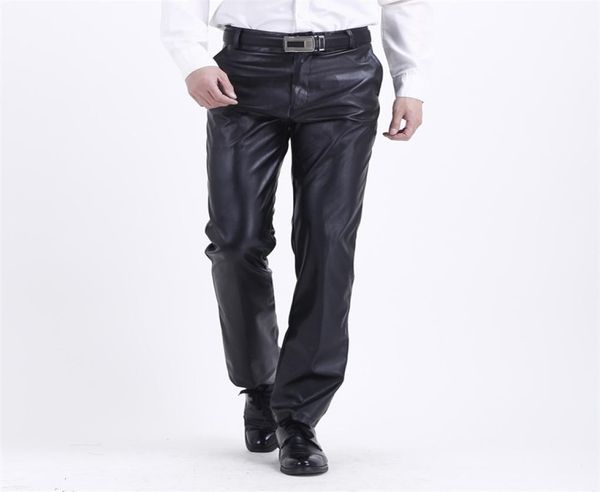 summer mens business slim fit stretchy black faux leather pants male elastic tight trousers pu leather shinny pencil pants 2102017011453
summer mens business slim fit stretchy black faux leather pants male elastic tight trousers pu leather shinny pencil pants 2102017011453