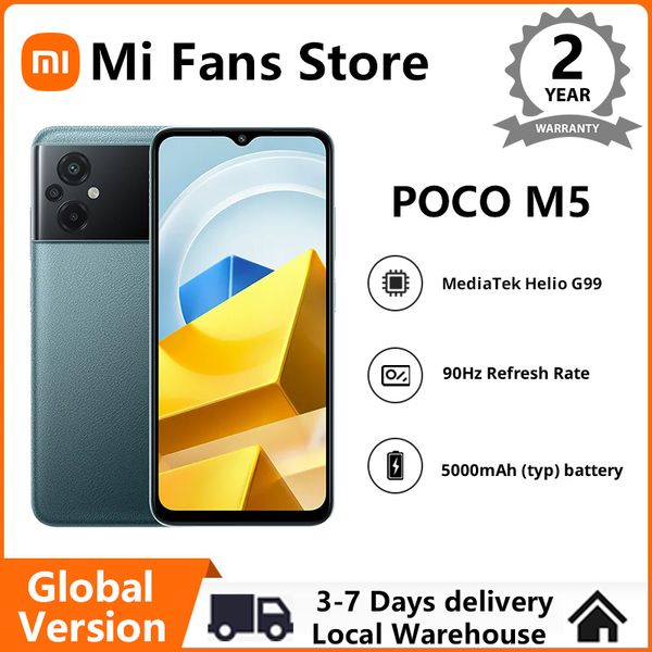 global version poco m5 smartphone 128gb nfc mtk g99 octa core 90hz 6.58" display 50mp camera 5000mah
global version poco m5 smartphone 128gb nfc mtk g99 octa core 90hz 6.58" display 50mp camera 5000mah
