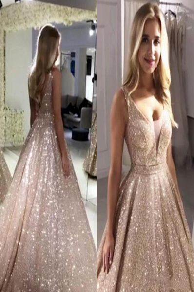gorgeous rose gold sequined prom dresses 2019 v neck sparkling sequin aline backless evening party gowns robe de soiree bm02462607599, Black;red
gorgeous rose gold sequined prom dresses 2019 v neck sparkling sequin aline backless evening party gowns robe de soiree bm02462607599, Black;red