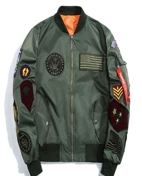 men039s jackets 2021 bomber jacket men embroidery pilot hip hop fashion outwear autumn coat black baseball3676886, Black;brown
men039s jackets 2021 bomber jacket men embroidery pilot hip hop fashion outwear autumn coat black baseball3676886, Black;brown