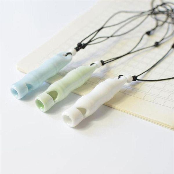 fashion whistle necklace ceramics charm pendants rope chain for portable handmade jewelry accessories pendant necklaces307q2470471, Silver
fashion whistle necklace ceramics charm pendants rope chain for portable handmade jewelry accessories pendant necklaces307q2470471, Silver