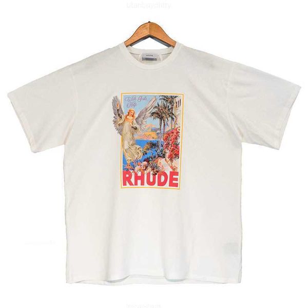 european and american street fashion brand rhude plant flower printing men and women loose casual pure cotton versatile couple s, White;black
european and american street fashion brand rhude plant flower printing men and women loose casual pure cotton versatile couple s, White;black