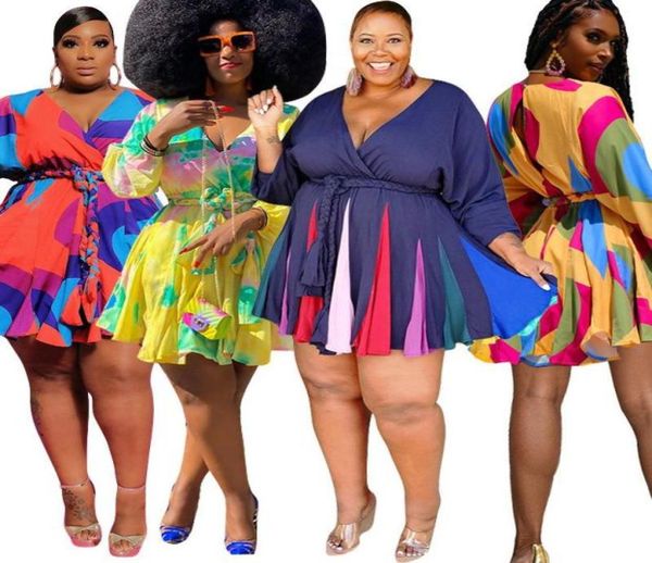 women clothing designer printed vneck with belt big swing dress mini high waist was thin skirt plus size casual clothes8622310, Black;gray
women clothing designer printed vneck with belt big swing dress mini high waist was thin skirt plus size casual clothes8622310, Black;gray