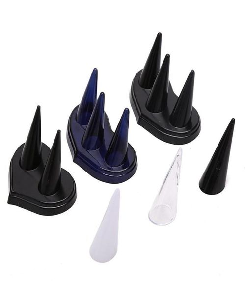 jewelry pouches bags plastic finger cone ring holder display stand organizer storage rack showcase for exhibit4500097, Pink;blue
jewelry pouches bags plastic finger cone ring holder display stand organizer storage rack showcase for exhibit4500097, Pink;blue