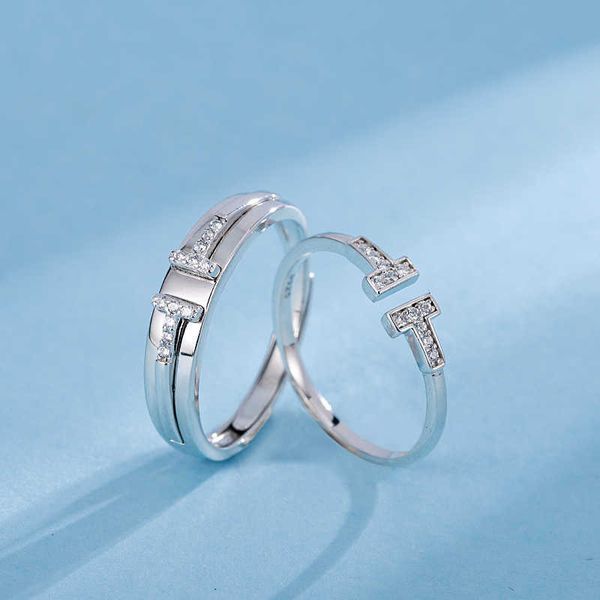 designer new the new 925 silver double t couple ring - a fashion korean edition for men and women with diamond embedding wedding pairs adjus
designer new the new 925 silver double t couple ring - a fashion korean edition for men and women with diamond embedding wedding pairs adjus