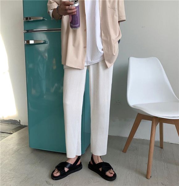 pleated casual pants men039s fashion solid color stretch waist casual pants men streetwear wild loose straight trousers mens s1638065, Black
pleated casual pants men039s fashion solid color stretch waist casual pants men streetwear wild loose straight trousers mens s1638065, Black