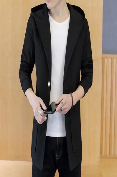 men trench autumn size m5xl male slim hooded jacket single breasted polyester windbreake slim solid long coat black grey9635729, Tan;black
men trench autumn size m5xl male slim hooded jacket single breasted polyester windbreake slim solid long coat black grey9635729, Tan;black