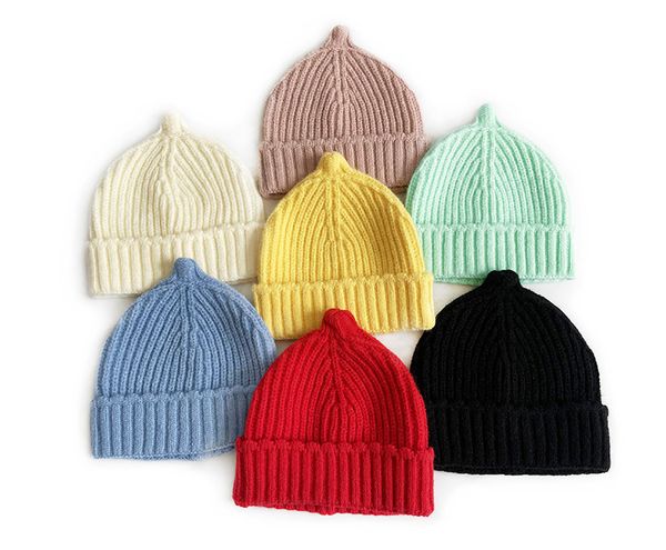 m601 new autumn winter cute hat for kids knitted candy color skull caps children warm beanies boys girls woolen hats, Yellow
m601 new autumn winter cute hat for kids knitted candy color skull caps children warm beanies boys girls woolen hats, Yellow