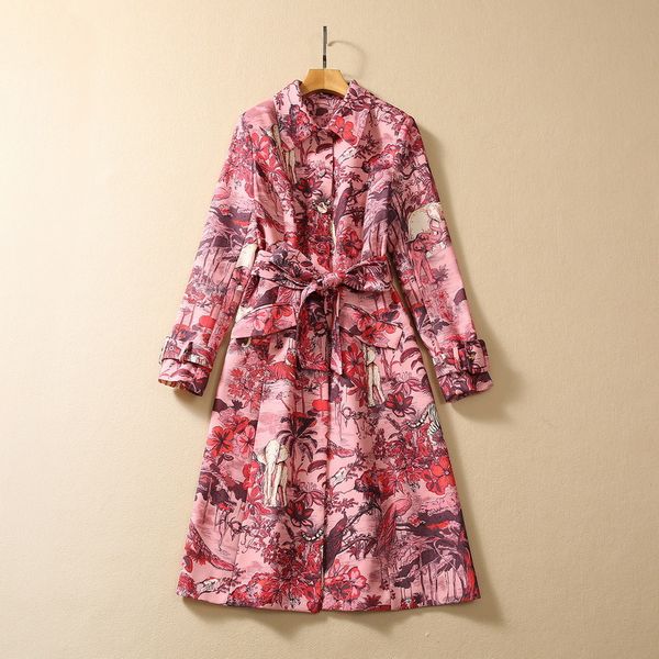 european and american women's clothing 2023 autumn new long-sleeved lapel single breasted animal print fashion belt trench coat, Tan;black
european and american women's clothing 2023 autumn new long-sleeved lapel single breasted animal print fashion belt trench coat, Tan;black