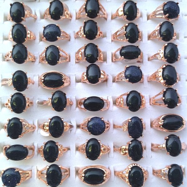 50pcs natural blue sand stone rings mixed size for women with rose gold color base, Golden;silver
50pcs natural blue sand stone rings mixed size for women with rose gold color base, Golden;silver