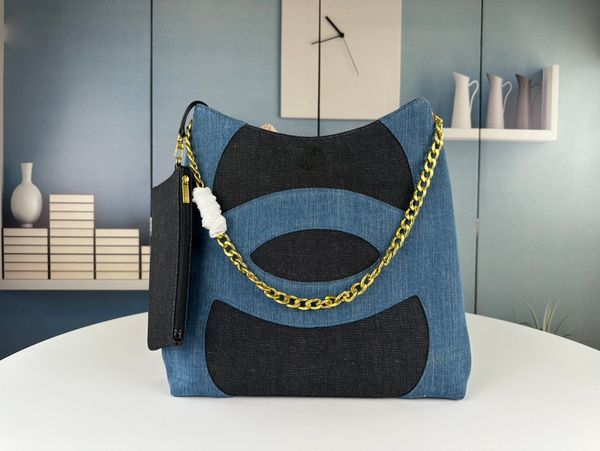 channel denim large shopping bag tote bag fashion travel designer women's sling body bag most expensive handbag with metal chain gabrie
channel denim large shopping bag tote bag fashion travel designer women's sling body bag most expensive handbag with metal chain gabrie