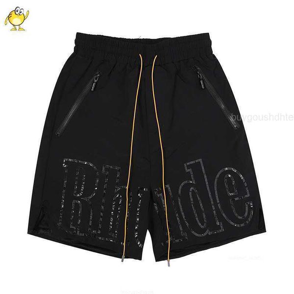 spring summer new woman men's jogger simple casual zipper stretch pocket drawstring letter pattern black rhude shorts, White;black
spring summer new woman men's jogger simple casual zipper stretch pocket drawstring letter pattern black rhude shorts, White;black