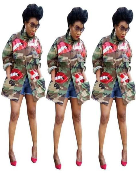 woman jacket women spring autumn new lips jacket lapel retro tannin wind cotton loose camouflage fashion coat6838125, Black;brown
woman jacket women spring autumn new lips jacket lapel retro tannin wind cotton loose camouflage fashion coat6838125, Black;brown