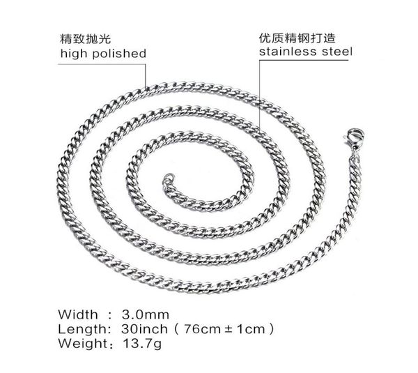 light luxury european and american fashion mens and womens cuban link chain titanium steel necklace fashion chain stainless steel 6036392, Black
light luxury european and american fashion mens and womens cuban link chain titanium steel necklace fashion chain stainless steel 6036392, Black