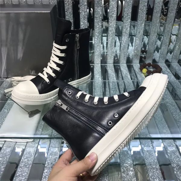 women booties designer canvas casual rick ownes boots shoe fashion men women sneakers rubber bottoms high low black white jumbo lace up thic
women booties designer canvas casual rick ownes boots shoe fashion men women sneakers rubber bottoms high low black white jumbo lace up thic