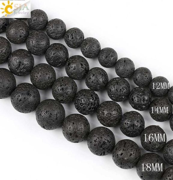 csja drop 12mm big round black lava rock natural stone beads for women men necklaces bracelets making with string e16904094
csja drop 12mm big round black lava rock natural stone beads for women men necklaces bracelets making with string e16904094