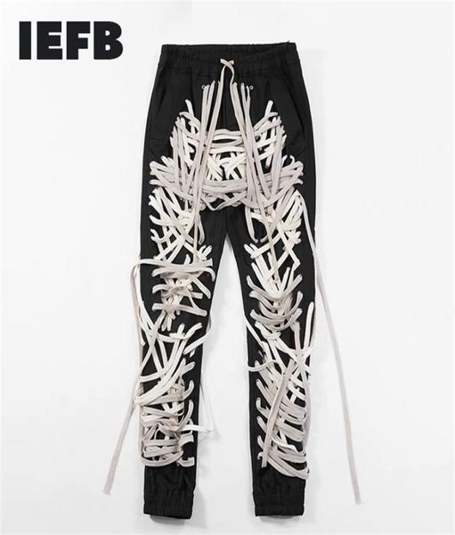 iefb men039s wear high street patchwork strings bandage male039s trouser high waist casual slim pants 2020 streetwear fashi3882882, Blue
iefb men039s wear high street patchwork strings bandage male039s trouser high waist casual slim pants 2020 streetwear fashi3882882, Blue