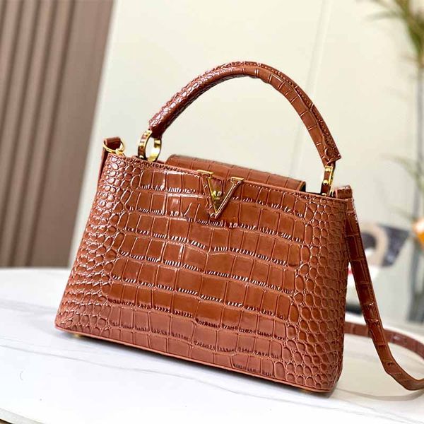 crocodile handbag designer woman shoulder clutch bags leather tote wallet sheepskin lining with glittering metal trim shopping bag large fas
crocodile handbag designer woman shoulder clutch bags leather tote wallet sheepskin lining with glittering metal trim shopping bag large fas