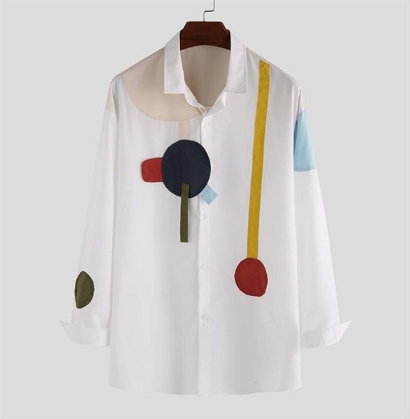 men039s printed shirt fashion long sleeve casual patchwork chic hawaiian shirts men lapel streetwear s5xl282w6761990, White;black
men039s printed shirt fashion long sleeve casual patchwork chic hawaiian shirts men lapel streetwear s5xl282w6761990, White;black