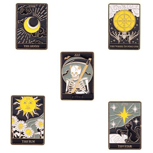 square pin brooch sun moon cat and time cartoon style alloy clother accessories decoration gift, Gray
square pin brooch sun moon cat and time cartoon style alloy clother accessories decoration gift, Gray