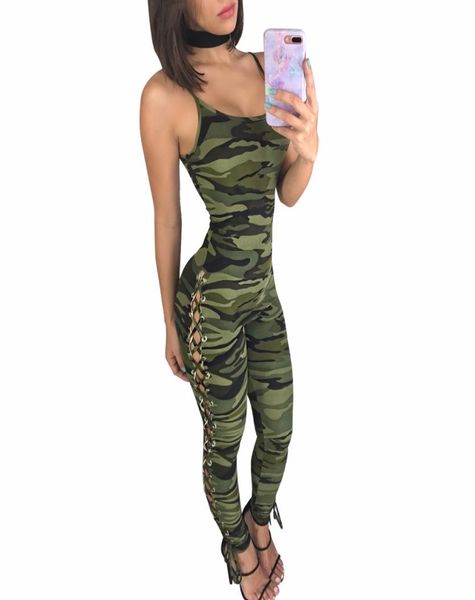 cmyaya camouflage print side lace up jumpsuits overalls 2018 summer women fashion casual bodycon bandage rompers j7419k8896767, Black;white
cmyaya camouflage print side lace up jumpsuits overalls 2018 summer women fashion casual bodycon bandage rompers j7419k8896767, Black;white