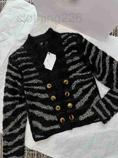 women's jackets designer 23 pre autumn new french celebrity style temperament age reducing stripe unique slim fit short coat zdgd, Black;brown
women's jackets designer 23 pre autumn new french celebrity style temperament age reducing stripe unique slim fit short coat zdgd, Black;brown