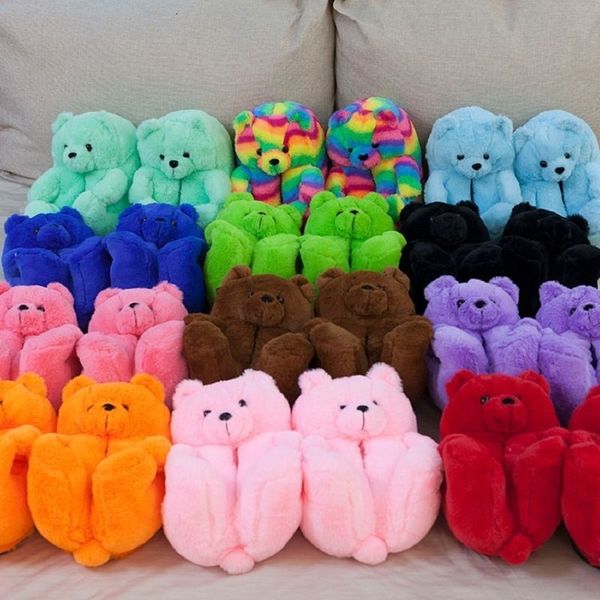 slippers womens fulffy teddy bear home warm fur slides winter slip on animal house shoes 230808, Black
slippers womens fulffy teddy bear home warm fur slides winter slip on animal house shoes 230808, Black