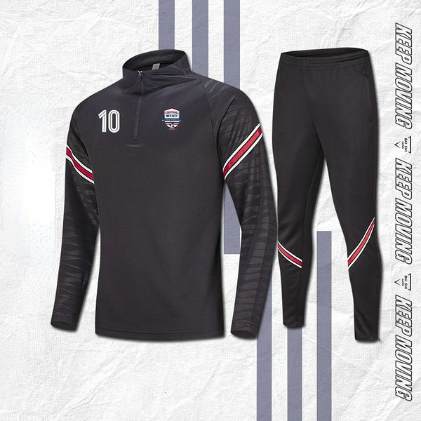 men's tracksuits 21 22 men real soccer jacket tracksuit kits training wear clothes man set zippered long-sleeved sports suit trousers 2, Gray
men's tracksuits 21 22 men real soccer jacket tracksuit kits training wear clothes man set zippered long-sleeved sports suit trousers 2, Gray