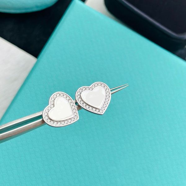 sweet heart paved diamond stud earrings for women 925 silver tif love luxury brand vintage return logo earring womens engagement party heart, Golden;silver
sweet heart paved diamond stud earrings for women 925 silver tif love luxury brand vintage return logo earring womens engagement party heart, Golden;silver