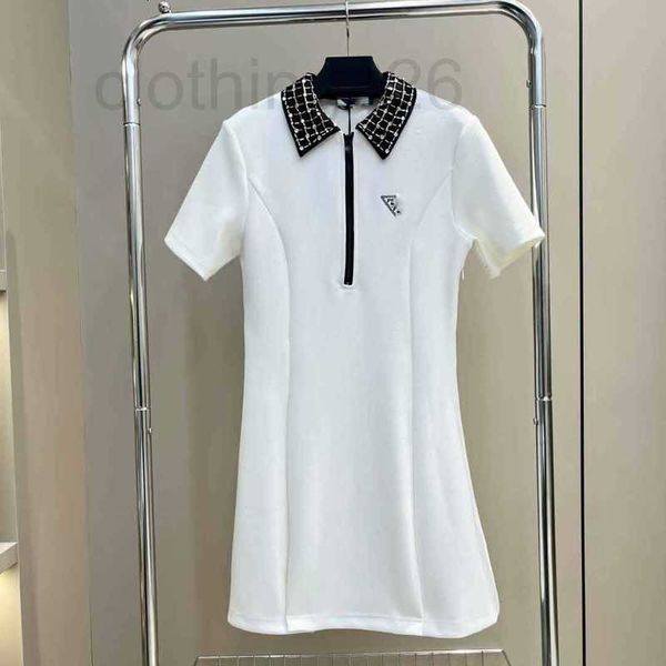 basic & casual dresses designer summer new celebrity style aging reduction polo short sleeve dress with collar studded beads, rhinestone zip, Black;gray
basic & casual dresses designer summer new celebrity style aging reduction polo short sleeve dress with collar studded beads, rhinestone zip, Black;gray