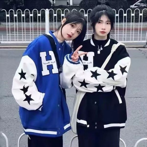 womens jackets houzhou vintage baseball jacket women star girl y2k oversize korean fahsion streetwear varsity hippie preppy style coats 2308, Black;brown
womens jackets houzhou vintage baseball jacket women star girl y2k oversize korean fahsion streetwear varsity hippie preppy style coats 2308, Black;brown