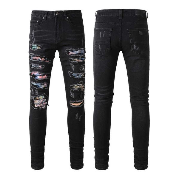 am jeans designer mens skinny desig 50 colors pants long hippop sticker embroidery slim denim straight streetwear wholesalet3li, Blue
am jeans designer mens skinny desig 50 colors pants long hippop sticker embroidery slim denim straight streetwear wholesalet3li, Blue
