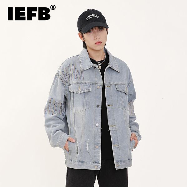 men's jackets iefb men denim jacket coat vintage embroidery printing fashion american style high street jean outerwear trend streetwear, Black;brown
men's jackets iefb men denim jacket coat vintage embroidery printing fashion american style high street jean outerwear trend streetwear, Black;brown
