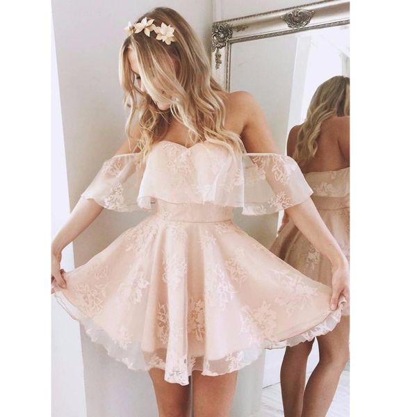 2021 pearl pink off the shoulder homecoming dresses a line lace appliques short prom dress sweetheart cocktail party dresses custo7509966, Blue;pink
2021 pearl pink off the shoulder homecoming dresses a line lace appliques short prom dress sweetheart cocktail party dresses custo7509966, Blue;pink