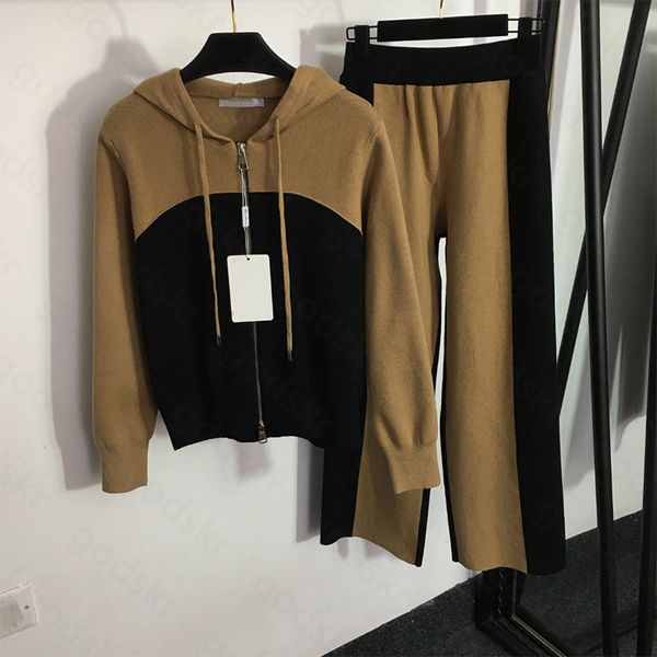 contrast color women coat pants hoodie jacket long sleeve knit cardigan high waisted wide legged pants hoodie sweatpants sports set, Gray
contrast color women coat pants hoodie jacket long sleeve knit cardigan high waisted wide legged pants hoodie sweatpants sports set, Gray