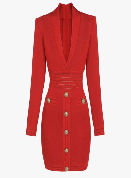 new arrival designer brand women runway dresses v neck long sleeve lion head button milan runway dress sheath slim knitted dr2056609, Black
new arrival designer brand women runway dresses v neck long sleeve lion head button milan runway dress sheath slim knitted dr2056609, Black