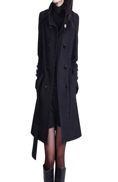 women wool coat casual trench loose winter warm long sleeve button jacket coat with belt outerwear solid cashmere 207154369, Black
women wool coat casual trench loose winter warm long sleeve button jacket coat with belt outerwear solid cashmere 207154369, Black