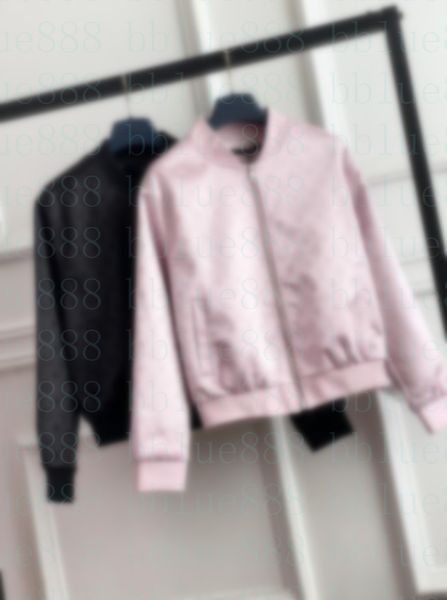 women's jacket floral fabric zipper round neck baseball coat 807, Black;brown