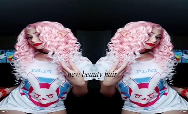 part pink color 360 lace frontal deep wave brazilian full lace front wigs with baby hair heat resistant synthetic wig for wom6533582, Black
part pink color 360 lace frontal deep wave brazilian full lace front wigs with baby hair heat resistant synthetic wig for wom6533582, Black