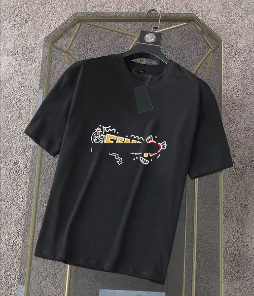 designer famous mens t shirt letter print round neck short sleeve black white fashion men women tees#35, White;black
designer famous mens t shirt letter print round neck short sleeve black white fashion men women tees#35, White;black